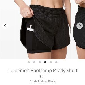 Lululemon Bootcamp Ready Shorts